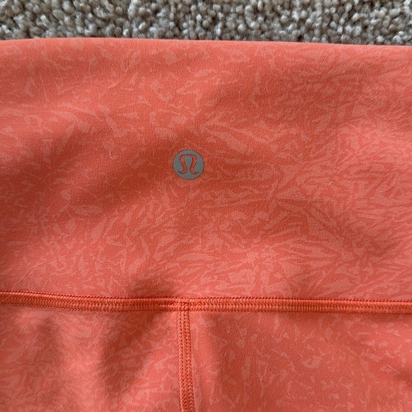 Lululemon Wunder Train High-Rise Short 6" in Crunch Warm Coral - Picture 7 of 11